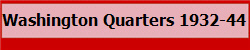 Washington Quarters 1932-44